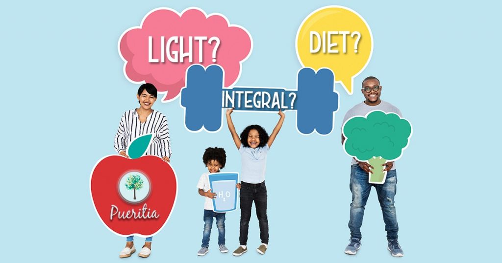 Diet, light e integral 